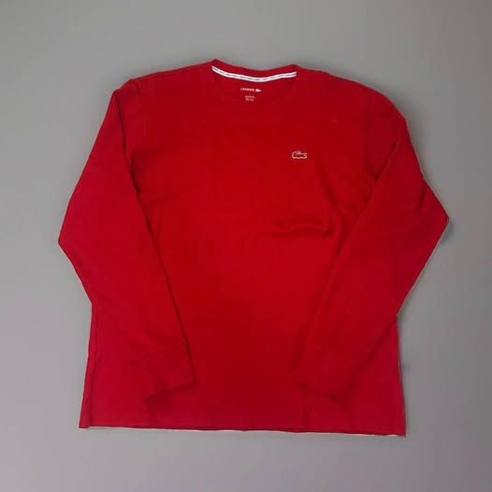 Lacoste Waffle Knit Long Sleeve Shirt -Men’s